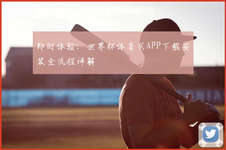 即时体验：世界杯体育买APP下载安装全流程详解